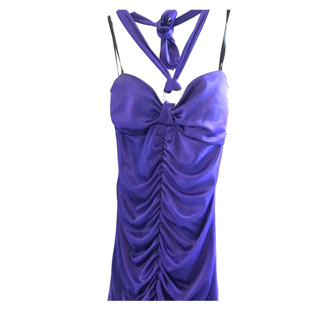 Purple club dress